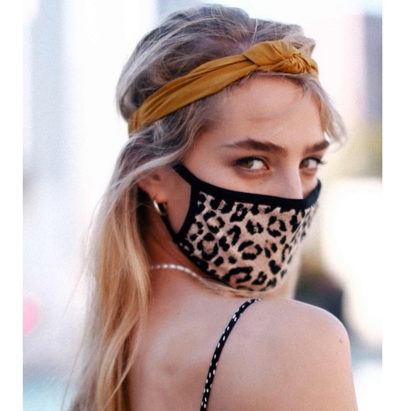 Haute Ellie Accessories - Animal Print Face Mask